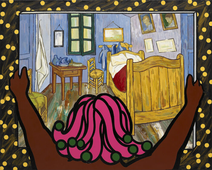 The Bedroom in Arles3, oil on canvas 73x91cm 2021