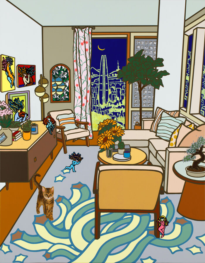 Home Sweet Home 1. acrylic on canvas 117 x 91cm 2025