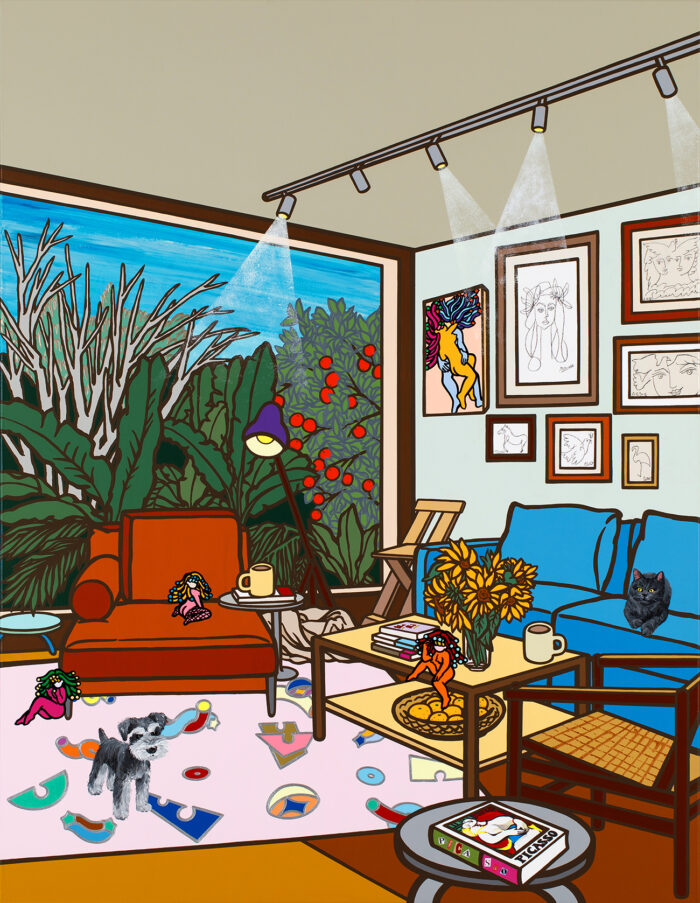 Home Sweet Home 2. acrylic on canvas 117 x 91cm 2025