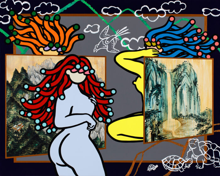 산- The Mountain acrylic on canvas 73 x 91cm 2025